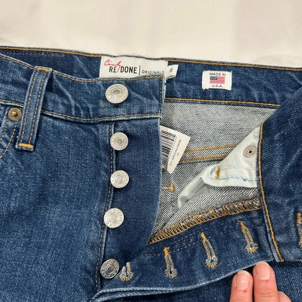 NWT Re/Done The Crawford Straight leg Jeans - Picture 7 of 11